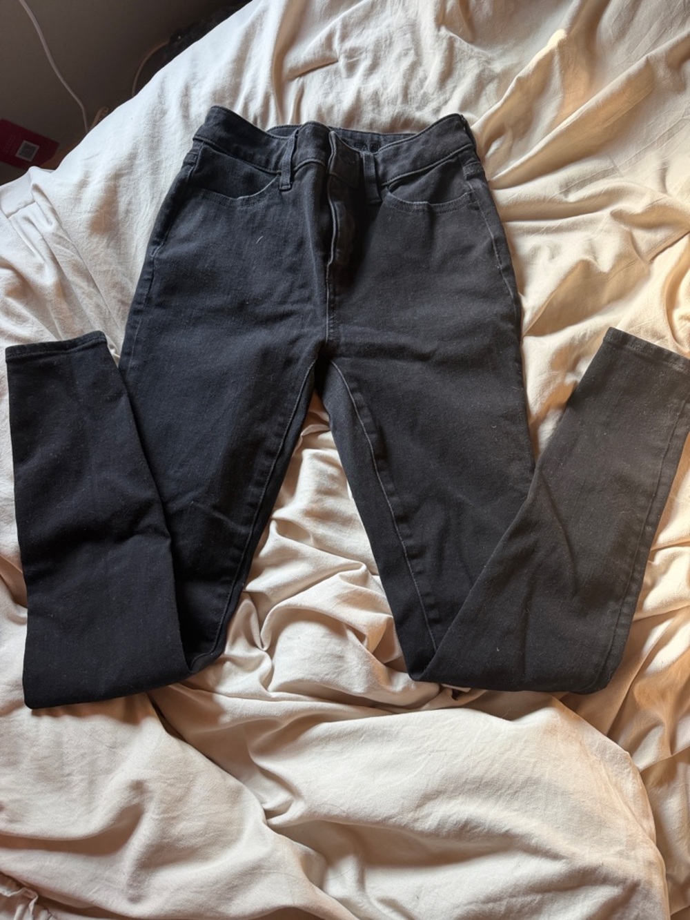 American Eagle Outfitters Black Dream Stretch Skinny Jeans